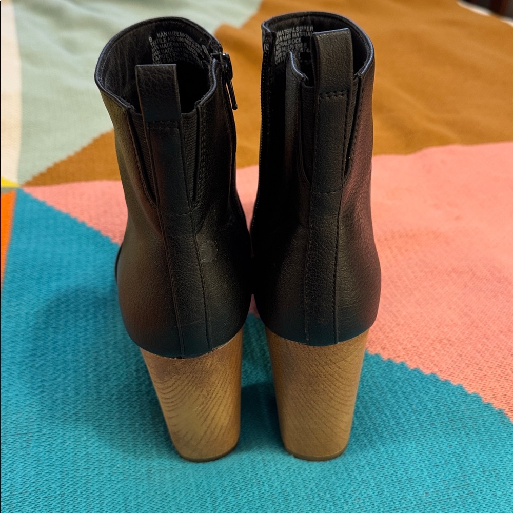 Universal Thread Black Platform Ankle Clog Boots … - image 10